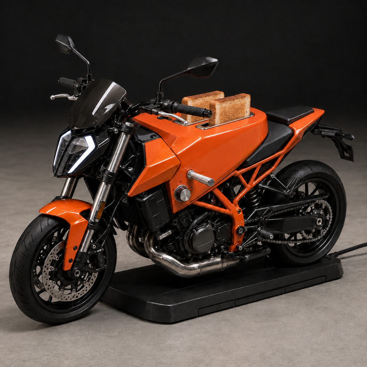 Coldstart toaster, KTM Duke model