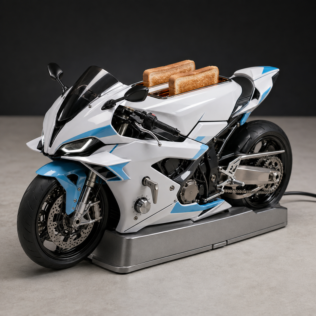 Coldstart toaster, BMW M1000RR model