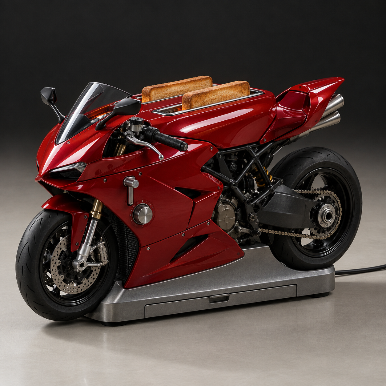 Coldstart toaster, Ducati Panigale model